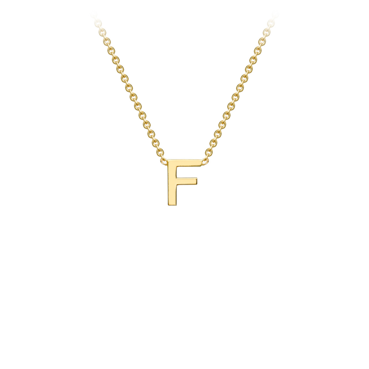 Leon Bakers Gold Intial "F" Pendant_0