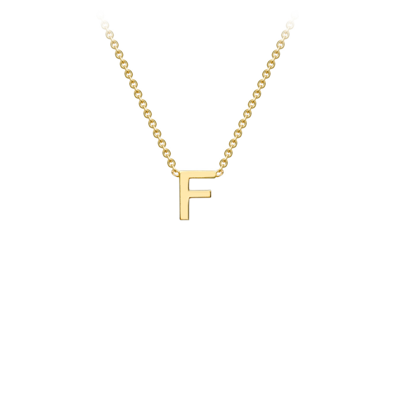 Leon Bakers Gold Intial "F" Pendant_0