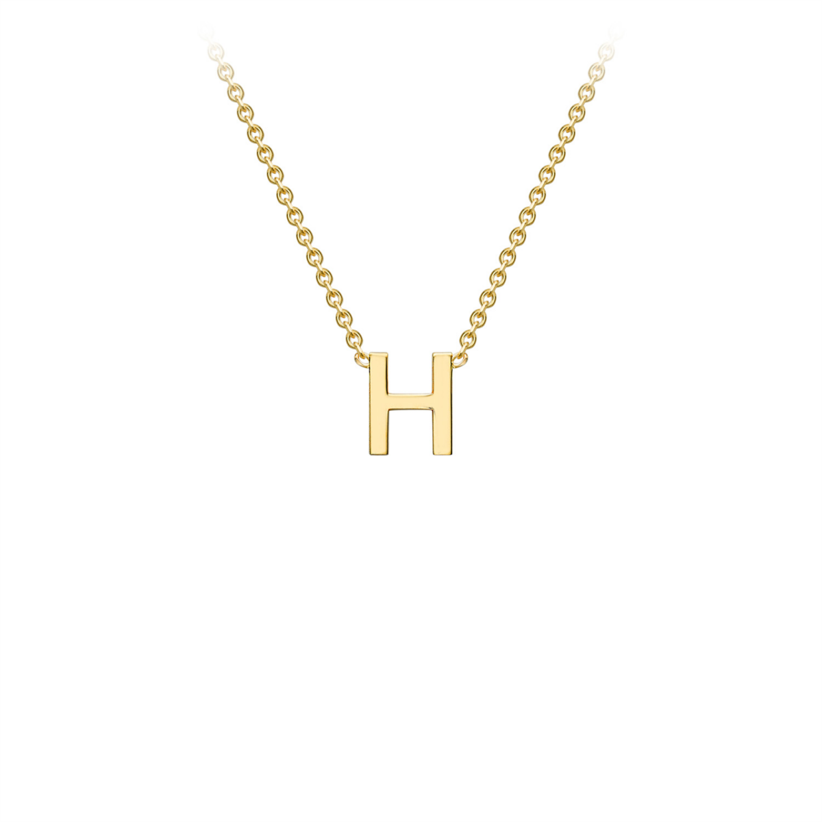 Leon Bakers Gold Initial "H" Pendant_0