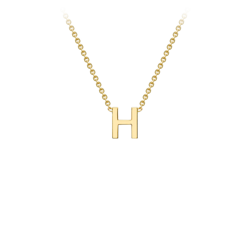 Leon Bakers Gold Initial "H" Pendant_0
