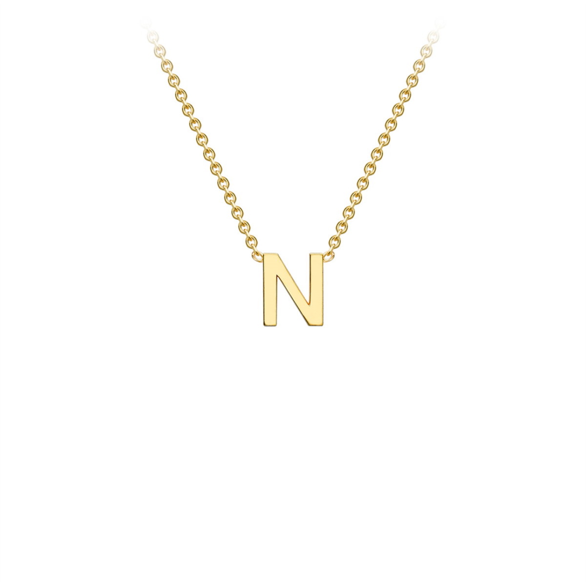 Leon Bakers Gold Initial "N" Pendant_0