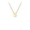 Leon Bakers Gold Initial "S" Pendant_0