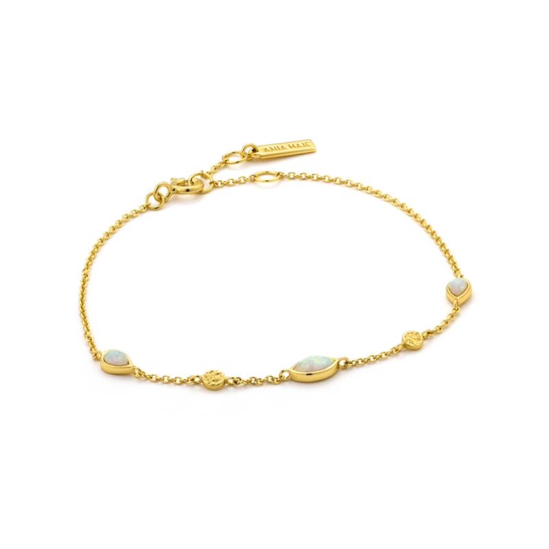 Ania Haie Opal Colour Gold Bracelet_0