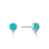 Ania Haie Silver Turquoise Stud Earrings_0
