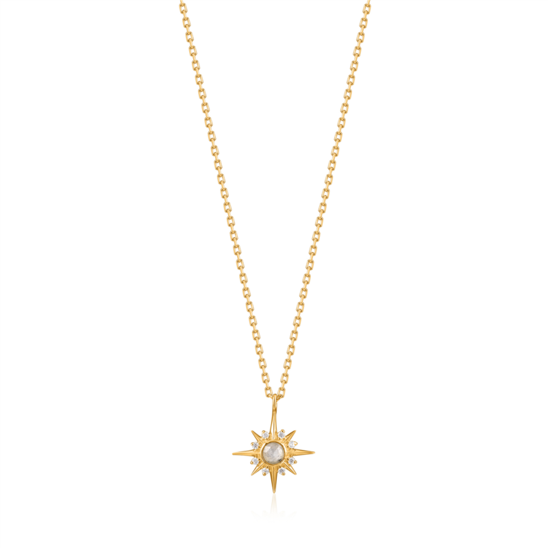 Ania Haie Gold Midnight Star Necklace_0