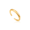 Ania Haie Gold Luxe Band Adjustable Ring_0