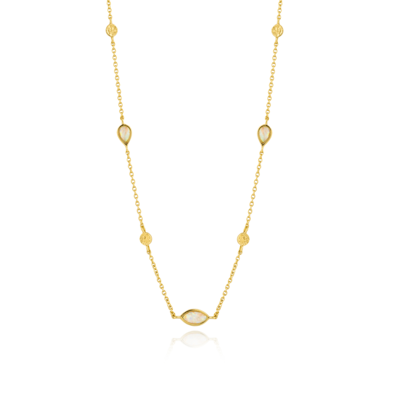 Ania Haie Opal Colour Gold Necklace_0