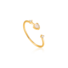 Ania Haie Gold Midnight Adjustable Ring_0