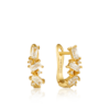 Ania Haie Gold Cluster Huggie Earrings_0