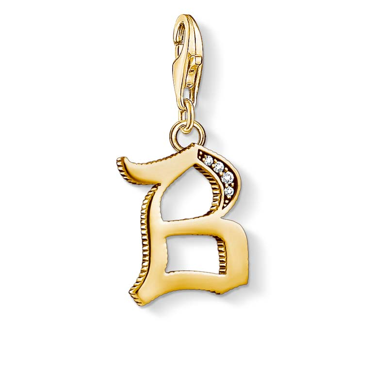 Thomas Sabo Charm Pendant "Letter B" Gold_0