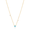 Ania Haie 14kt Gold Turquoise and White Sapphire Necklace_0