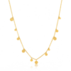 Ania Haie Gold Geometry Mixed Discs Necklace_0