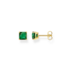 Thomas Sabo Ear Studs Green Stone Gold_0