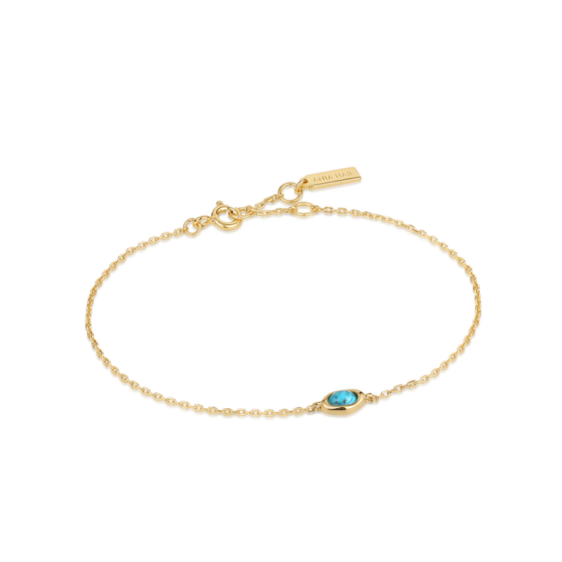Ania Haie Making Waves Plated Gold Bracelet_0