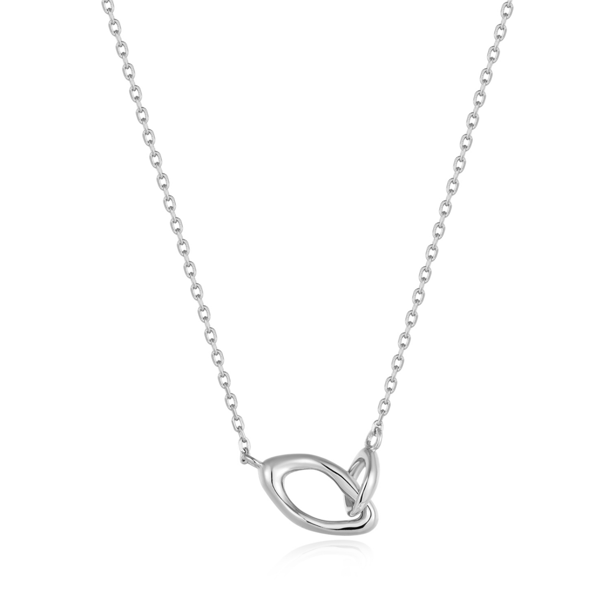 Ania Haie Making Waves Silver Necklace_0
