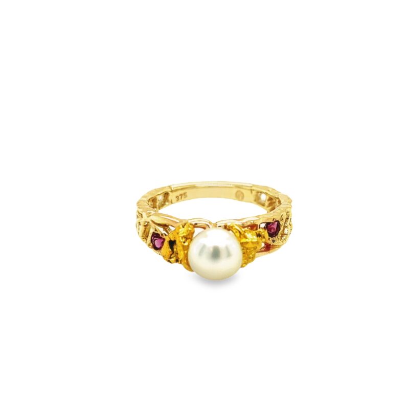 Leon Baker 9k Yellow Gold Nugget Ring_0