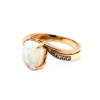 Leon Baker 14K Yellow Gold Solid Opal Ring_1