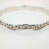 Coral Bay Collection Sterling Silver Pattern Bangle_1