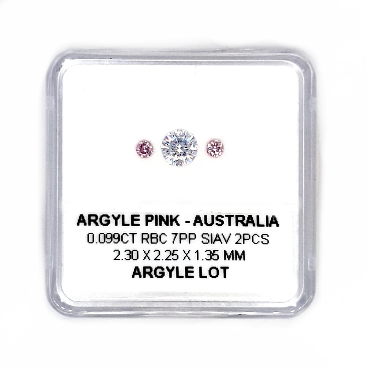 Argyle Pink Diamond 0.0495ct RBC 7PP SIAV_0