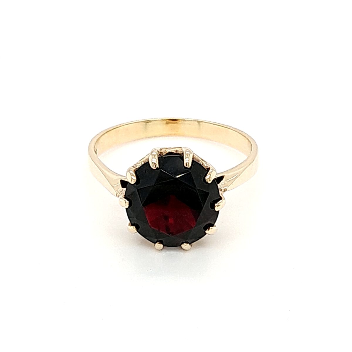 Leon Baker Handmade 18k Yellow Gold Garnet Ring_0