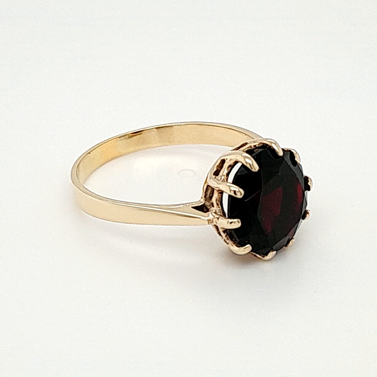 Leon Baker Handmade 18k Yellow Gold Garnet Ring_1