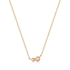#3 SPACED Gold Orb Rose Quartz Necklace