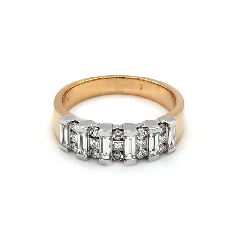 Leon Bakers 18K Yellow and White Gold Diamond Ring_0