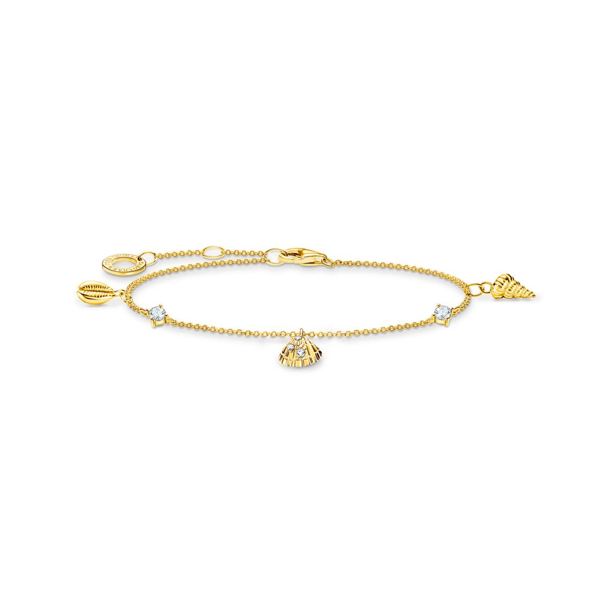 Thomas Sabo Gold Plated Sea Shell Bracelet_0