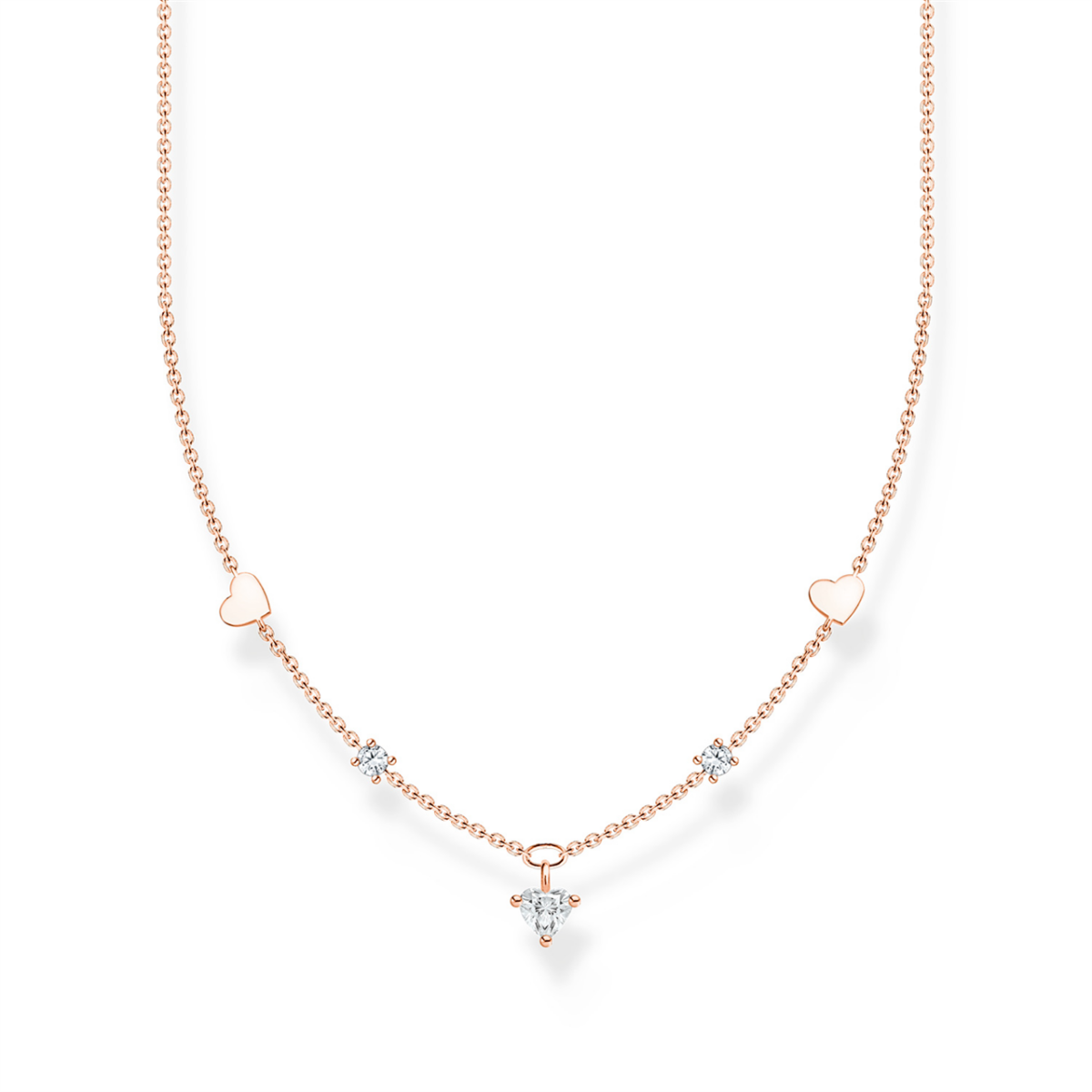 Thomas Sabo CZ Gold Plated Necklace_0