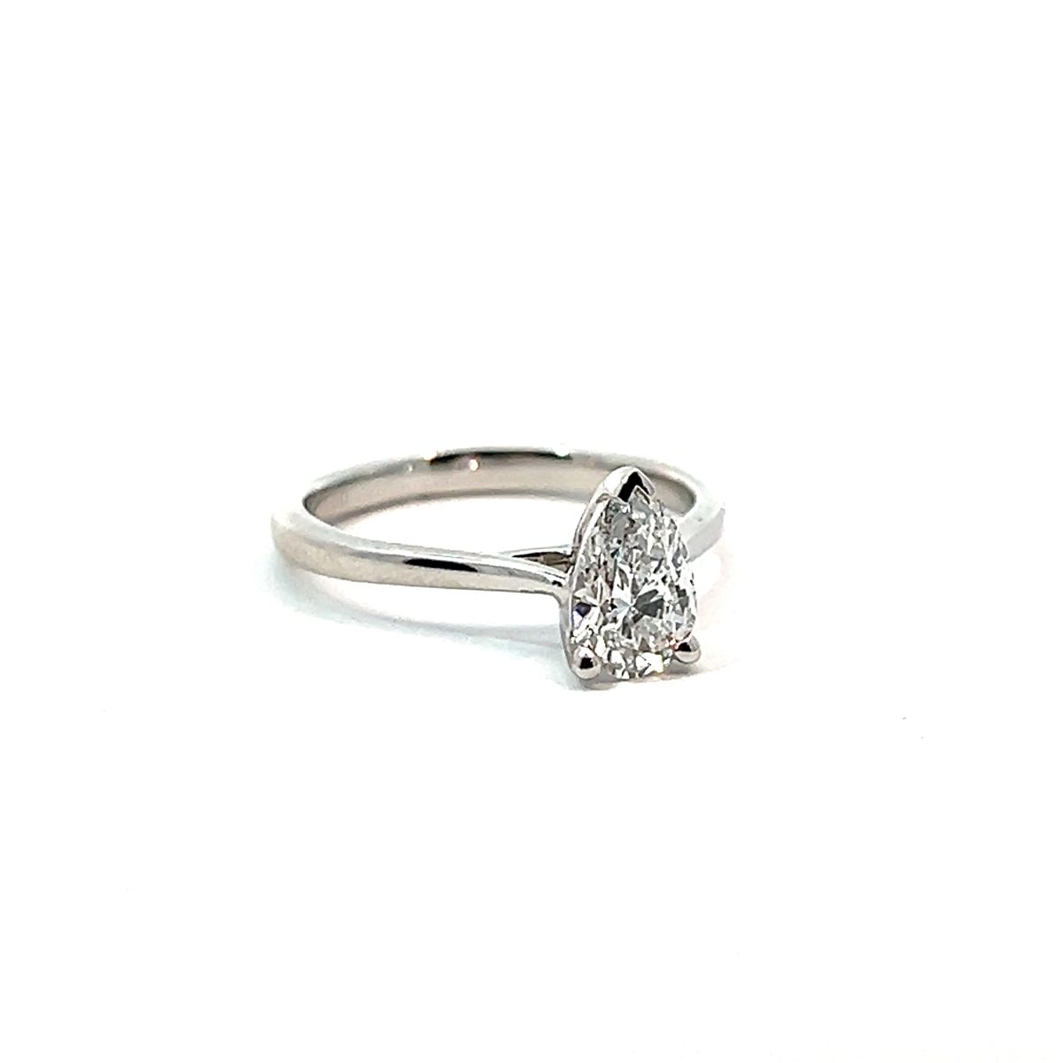 Leon BAKER 18K WG LAB DIAM 1.00ct F VS2 PEAR LGD RING LGFRE-1656-N_1