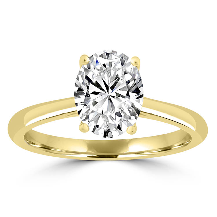 Leon Baker 18K YG LAB DIAM 1.50ct F VS2 OVAL LGD RING LGRE-16581Y-N_0