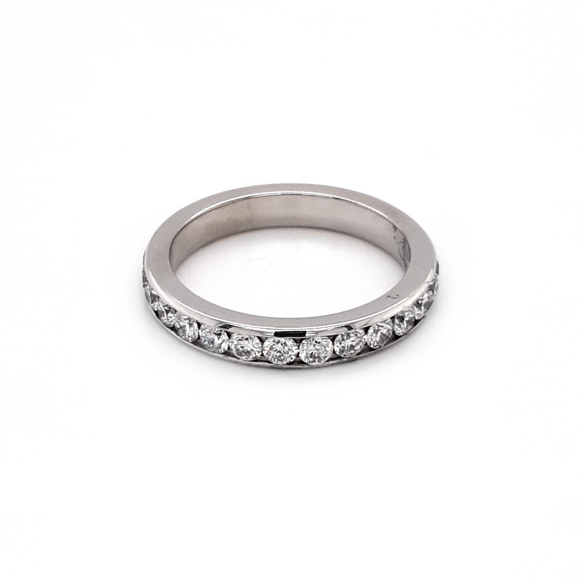 Leon Baker 18K White Gold and Diamond Wedding Ring_0