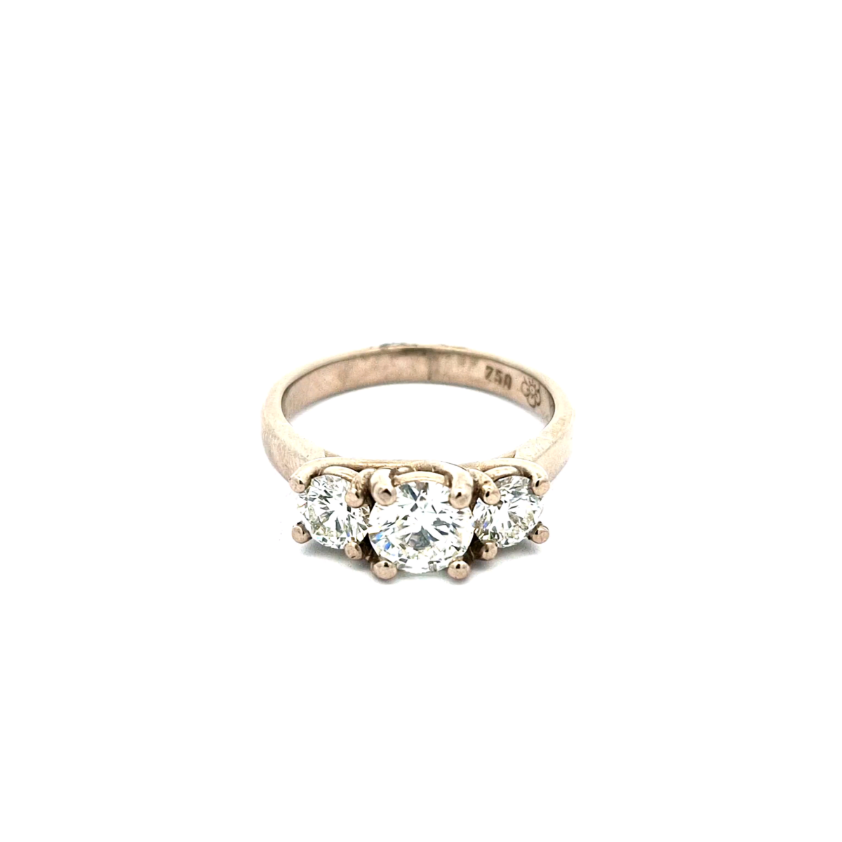 Leon Baker Trilogy Engagement Ring with Round Brillian Cut Diamonds_0