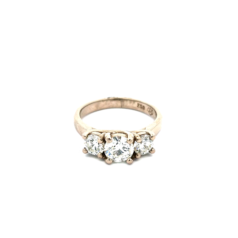 Leon Baker Trilogy Engagement Ring with Round Brillian Cut Diamonds_0