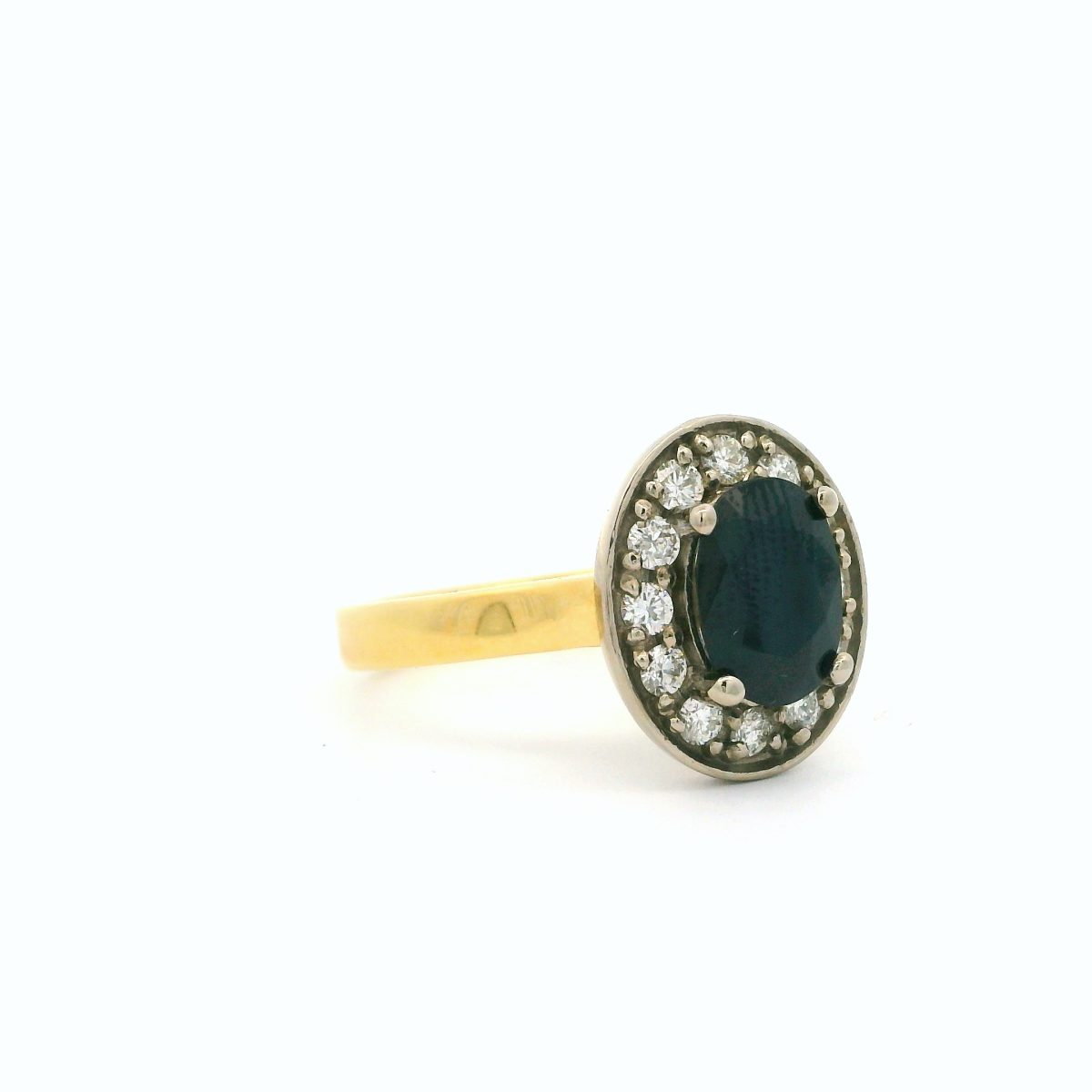 Leon Baker 18K Yellow Gold and Australian Sapphire Ring_1