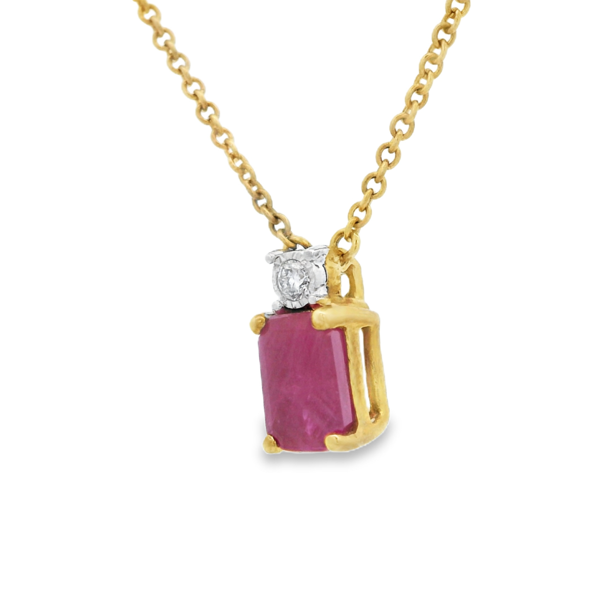 Natural Diamond Ruby Necklace_2