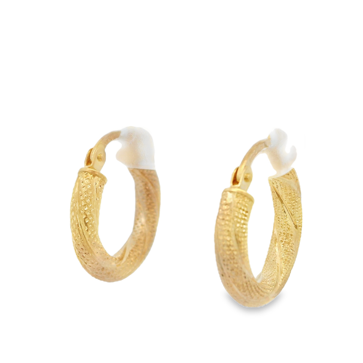 Leon Baker 9K Yellow Gold Hoop Earrings_3