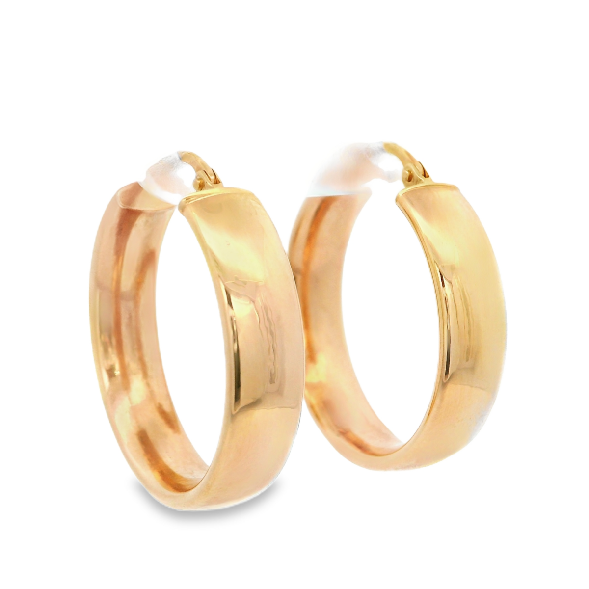 9K Rose Gold Hoops_0