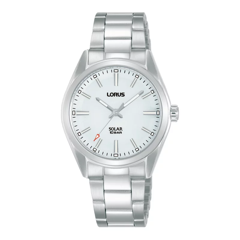 Stainless Steel Ladies Lorus Sports Watch with Polished Band_0