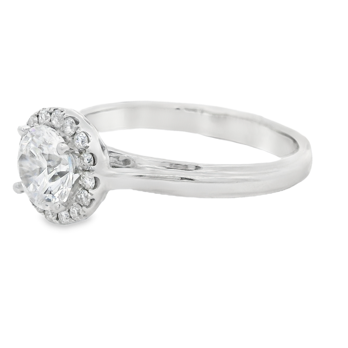 Leon Baker 18CT WG 6 D90 .75CT CZ CENTRE STONE,SIDE DIA= 18 GSI2 Ring_2