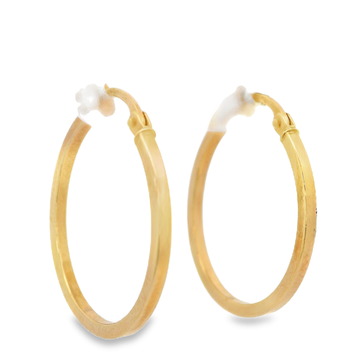 Leon Baker 9K Yellow Gold Hoop Earrings_1