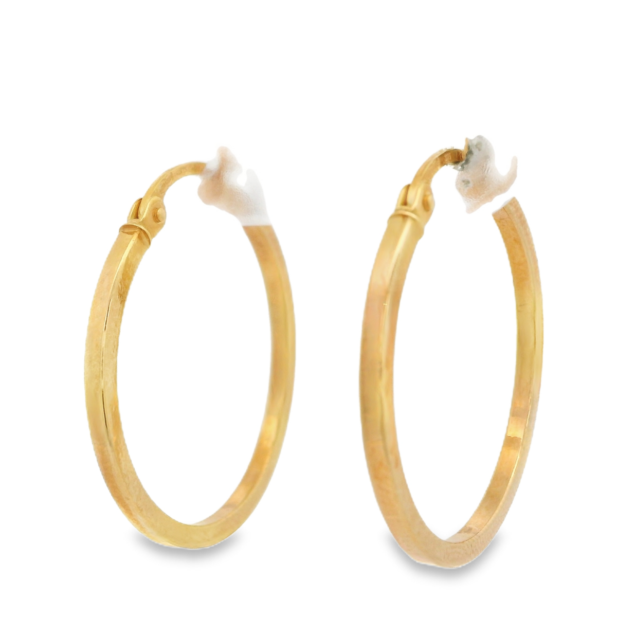 Leon Baker 9K Yellow Gold Hoop Earrings_2