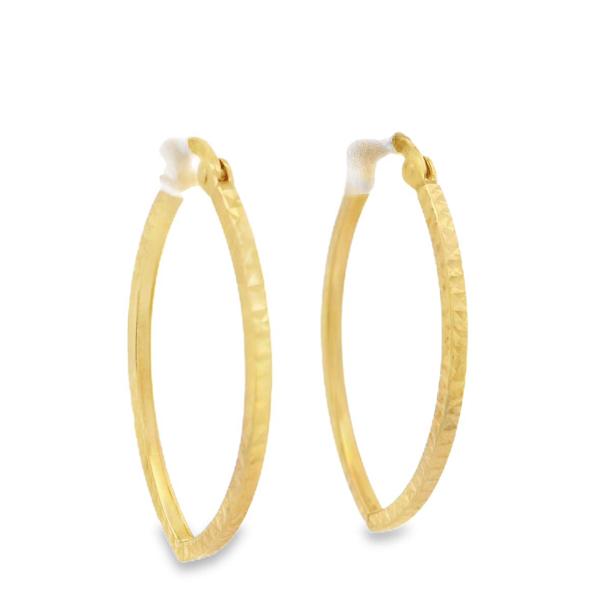 9KYG Hoop Earrings Eliptical Diacut_1