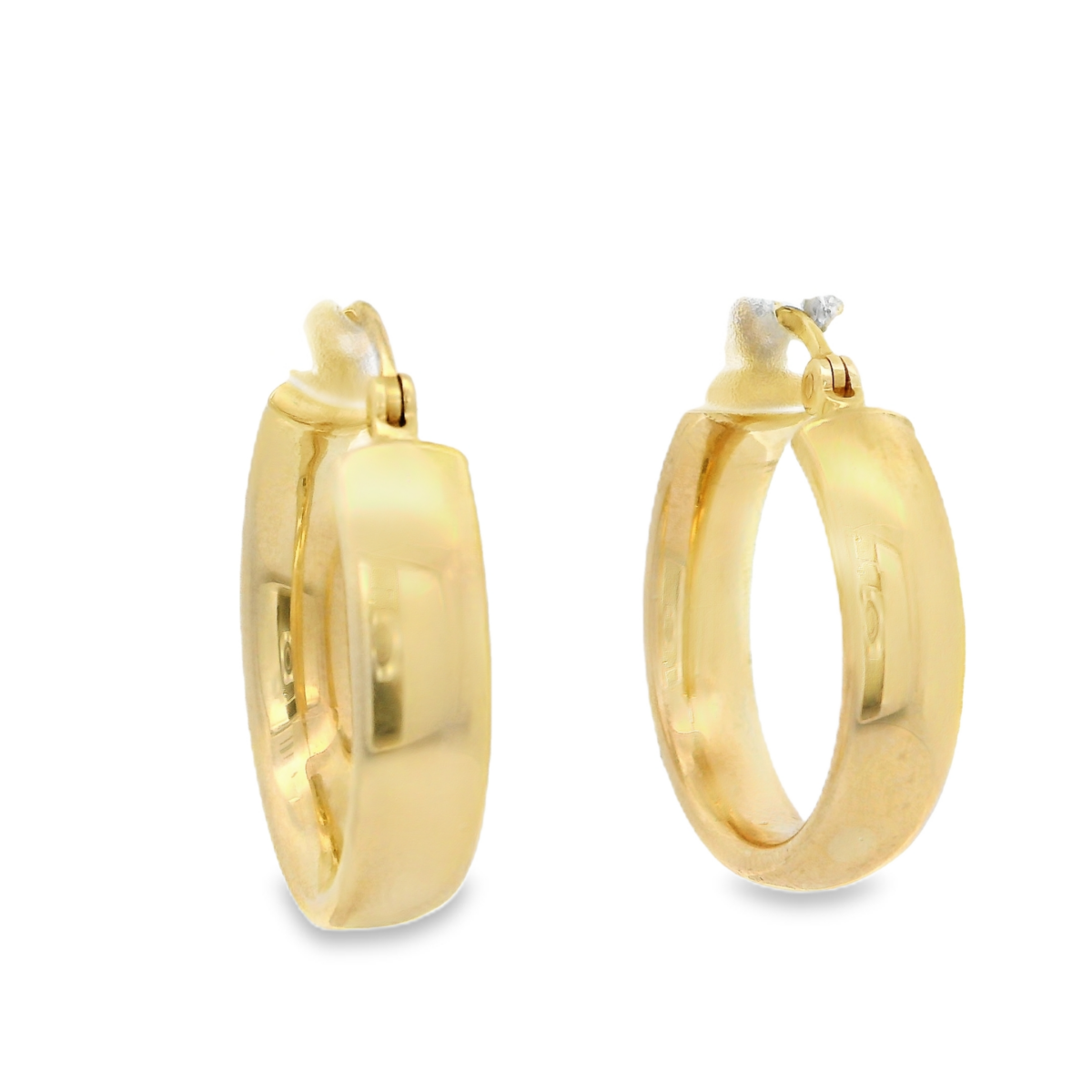 9KYG Round Hoop Earrings_0