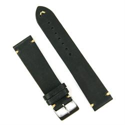 Casio Black Leather Watch Band_0