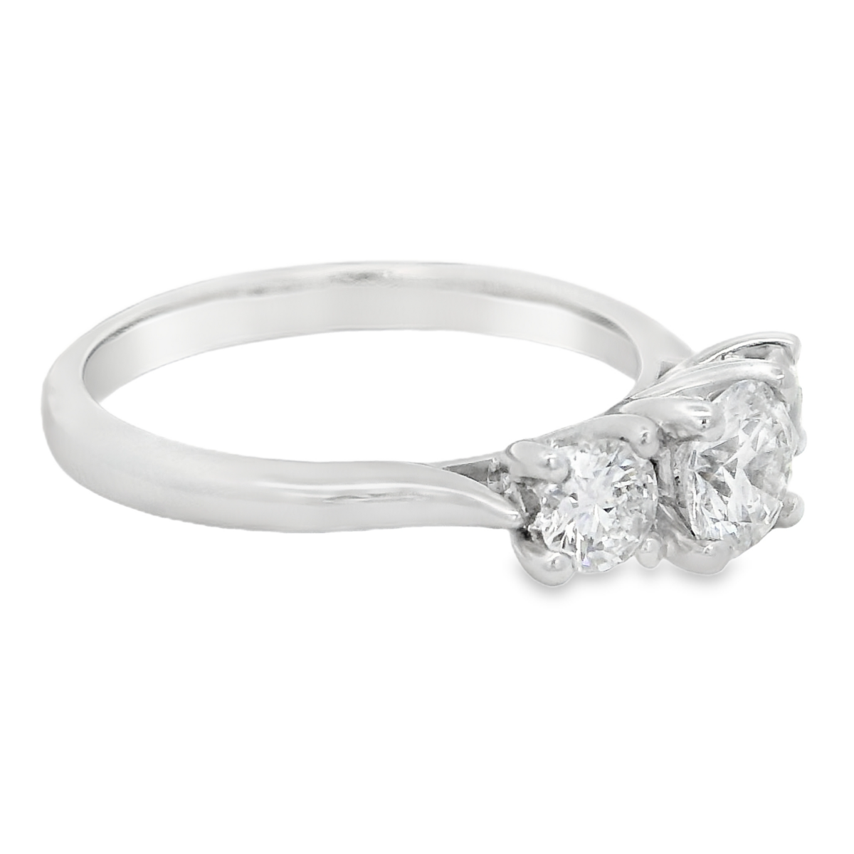 Leon Baker 18K White Gold Diamond Engagment Ring_1