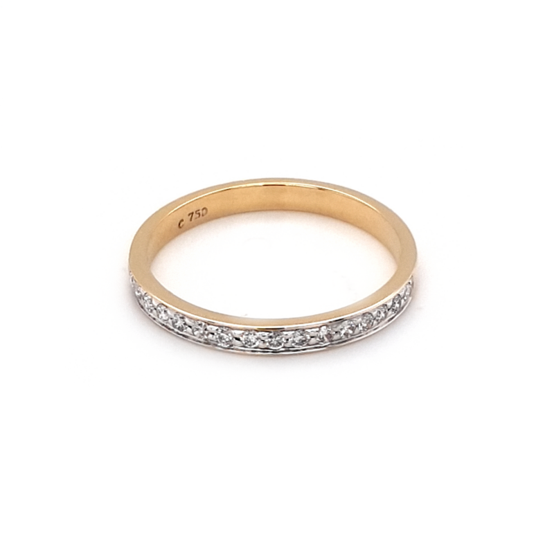 Leon Baker 18K Yellow Gold and Diamond Anniversary Ring_0