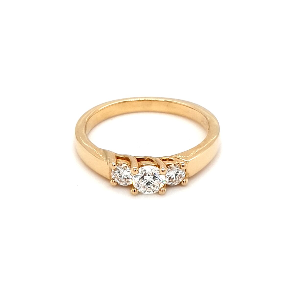 Leon Bakers 18K Yellow Gold GIA Diamond Engagement Ring_0