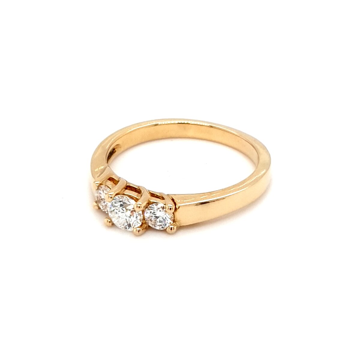 Leon Bakers 18K Yellow Gold GIA Diamond Engagement Ring_1