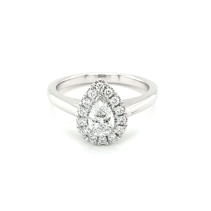 Leon Baker's 18K White Gold Diamond Engagement Ring_0